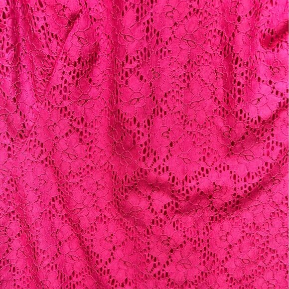 NWT Chaps Women Lace Sheath Dress Size 8 Calypso Coral Sleeveless Party Workwear - Picture 7 of 13